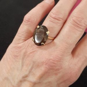 10K Smoky Topaz Sz 10